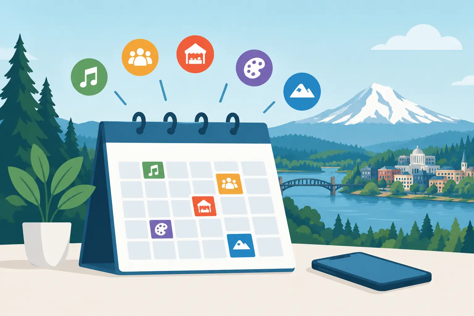 Local Event Calendar Review for Oregon Communities